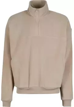 Свитер с круглым вырезом URBAN CLASSICS " Urban Classics Men's Basic Polar Fleece Troyer", цвет Warmsand