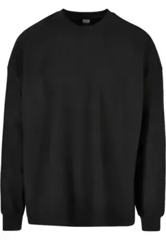 Свитер с круглым вырезом URBAN CLASSICS " Urban Classics Men's Rib Terry Boxy Crew", черный