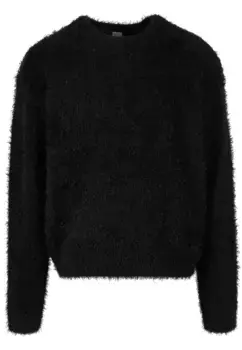 Свитер с круглым вырезом URBAN CLASSICS " Urban Classics Men's Feather Sweater", черный