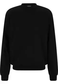 Свитер с круглым вырезом URBAN CLASSICS "URBAN Classics Light Terry Crew", черный