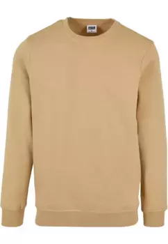Свитер с круглым вырезом URBAN CLASSICS " Urban Classics Men's Basic Terry Crew", бежевый