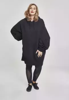 Свитер с круглым вырезом URBAN CLASSICS " Urban Classics Ladies Long Oversize Hoody", черный