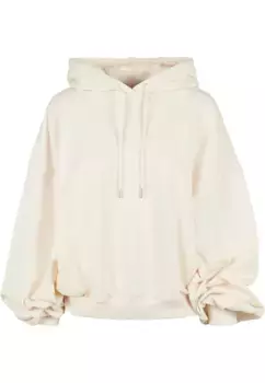 Свитер с круглым вырезом URBAN CLASSICS " Urban Classics Women's Ladies Organic Oversized Terry Hoody", белый
