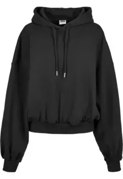 Свитер с круглым вырезом URBAN CLASSICS " Urban Classics Women's Ladies Organic Oversized Terry Hoody", черный