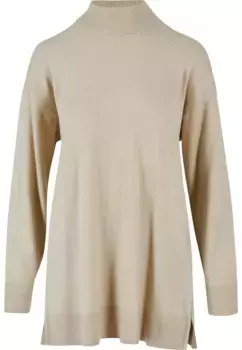 Свитер с круглым вырезом URBAN CLASSICS " Urban Classics Ladies Knitted Eco Viscose Sweater", цвет Wetsand