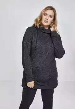 Свитер с круглым вырезом URBAN CLASSICS " Urban Classics Women's Ladies Slub Terry High Neck Hoody", белый