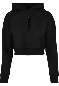 Свитер с круглым вырезом URBAN CLASSICS " Urban Classics Ladies Short Terry Hoody", черный