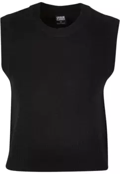 Свитер с круглым вырезом URBAN CLASSICS " Urban Classics Ladies Knit Slipover", черный
