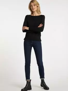 Свитер с круглым вырезом Usha, черный