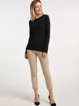 Свитер с круглым вырезом Usha, черный