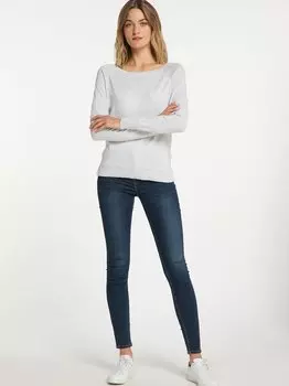 Свитер с круглым вырезом Usha, серый