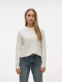 Свитер с круглым вырезом Vero Moda "VMFILUCA LS O-NECK PULLOVER GA NOOS", цвет Birch Detail:Melange