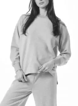 Свитер с круглым вырезом Winslow в цвете Ice Heather Grey Splendid