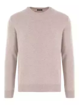 Свитер с круглым вырезом Zegna, нейтральный