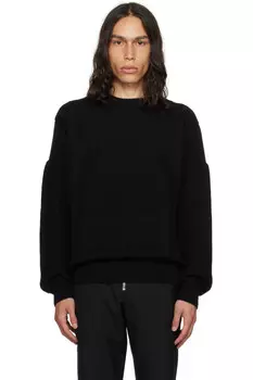 Свитер с квадратной аппликацией We11Done, черный