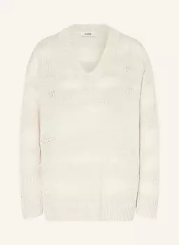 Свитер с льном Cos, белый