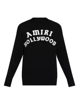 Свитер с логотипом AMIRI, черный