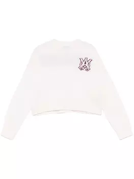 Свитер с логотипом AMIRI, нейтральный цвет