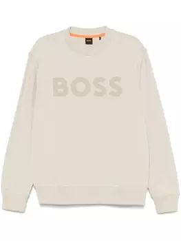 Свитер с логотипом BOSS, нейтральный