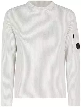 Свитер с логотипом C.P. Company Kids, белый