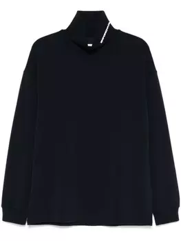 Свитер с логотипом Emporio Armani, черный