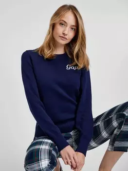Свитер с логотипом Gap, синий
