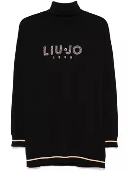 Свитер с логотипом LIU JO, черный