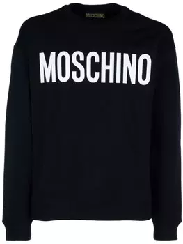 Свитер с логотипом Moschino, черный