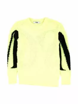 Свитер с логотипом MSGM
