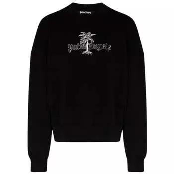 Свитер с логотипом Palm Angels, черный