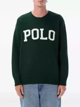 Свитер с логотипом POLO RALPH LAUREN, зеленый