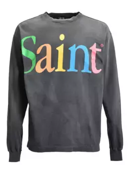 Свитер с логотипом SAINT MXXXXXX, черный