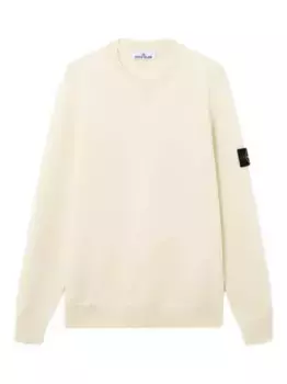 Свитер с логотипом Stone Island, нейтральный