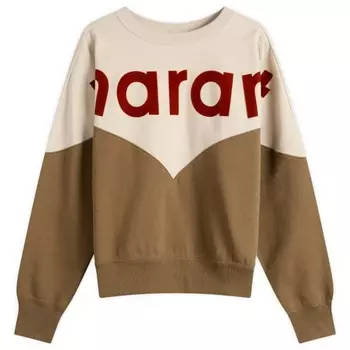 Свитер с логотипом toile Houston Marant Isabel Marant, мультиколор