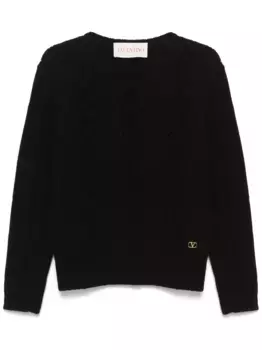Свитер с логотипом VLogo Signature VALENTINO GARAVANI, черный