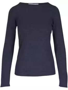 Свитер с люрексом Brunello Cucinelli, синий