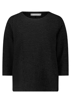 Свитер с люрексовой нитью Betty & Co, черный