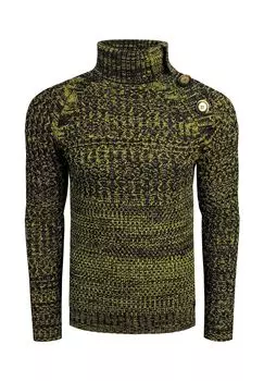 Свитер с модными декоративными пуговицами RUSTY NEAL, цвет Anthrazit Gelb