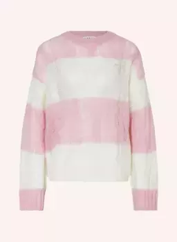 Свитер с мохером Ganni, розовый