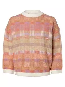 Свитер с мохером и мозаикой полира Opus, бежевый