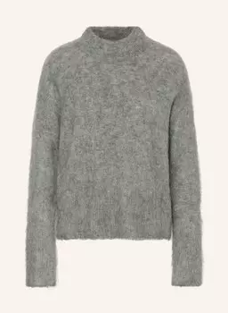 Свитер с мохером MRS & HUGS, серый
