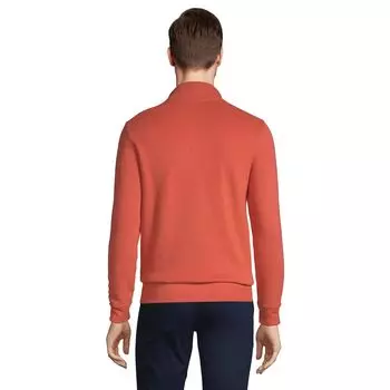 Свитер с молнией длиной в четверть Big & Tall Bedford Lands' End