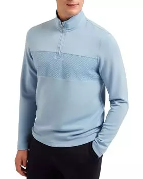 Свитер с молнией на четверть Simonea Ted Baker, синий