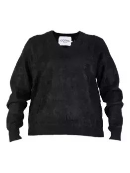 Свитер с начесом Gotha, черный