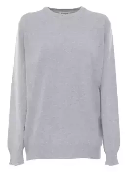 Свитер с нашивками на локтях Kangra, серый