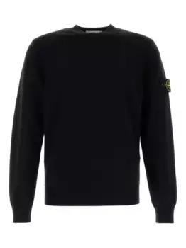 Свитер с нашивкой Compass Stone Island, черный