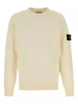 Свитер с нашивкой Compass Stone Island, нейтральный