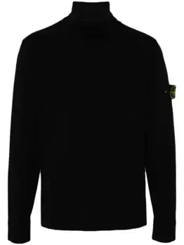 Свитер с нашивкой Compass Stone Island, синий