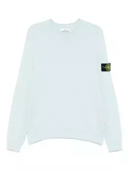 Свитер с нашивкой Compass Stone Island, синий