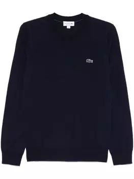 Свитер с нашивкой Lacoste, синий